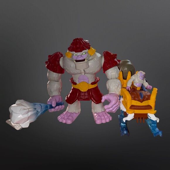 Fisher Price Imaginext Arctic Catapult & Yeti Giant 9" Action Figure Set - Picture 2 of 8